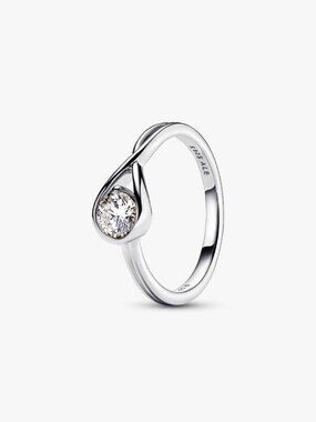 Pandora FINAL SALE - Infinite Sterling Silver Lab-grown Diamond Ring